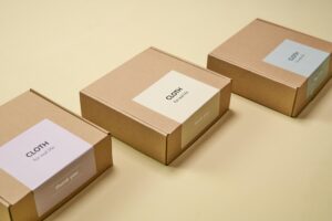 Shipper boxes used as an example for print marketing