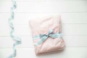 custom tissue paper packaging with elegant branding for premium unboxing