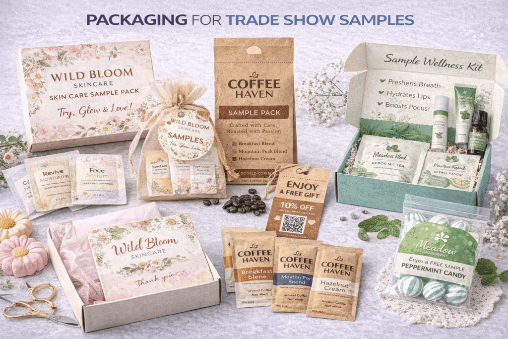 Trade Show Sample Packaging Designed For Brand Retention And Visibility