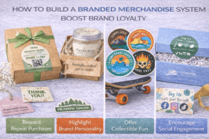 Printed stickers for brand loyalty used in packaging and customer touchpoints