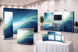Portable display systems used for pop-ups and expos