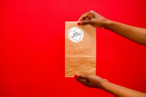 Packaging seal stickers used for branded product presentation